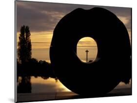 View of the Space Needle, Discovery Park, Seattle, Washington, USA-William Sutton-Mounted Photographic Print