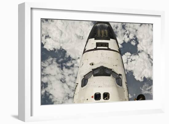 View of the Space Shuttle Discovery Crew Cabin-null-Framed Photographic Print