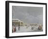 View of the Square and the Grand Theatre at St. Petersburg-Mornay-Framed Giclee Print