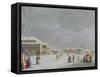 View of the Square and the Grand Theatre at St. Petersburg-Mornay-Framed Stretched Canvas