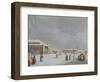 View of the Square and the Grand Theatre at St. Petersburg-Mornay-Framed Giclee Print