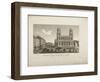 View of the Square of the Church of Saint-Sulpice-Henri Courvoisier-Voisin-Framed Giclee Print