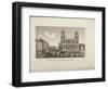 View of the Square of the Church of Saint-Sulpice-Henri Courvoisier-Voisin-Framed Giclee Print