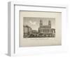 View of the Square of the Church of Saint-Sulpice-Henri Courvoisier-Voisin-Framed Giclee Print