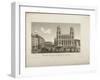 View of the Square of the Church of Saint-Sulpice-Henri Courvoisier-Voisin-Framed Giclee Print