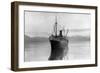 View of the SS Alaska in the Bay - Cordova Bay, AK-Lantern Press-Framed Art Print