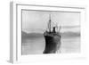 View of the SS Alaska in the Bay - Cordova Bay, AK-Lantern Press-Framed Art Print