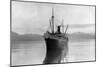 View of the SS Alaska in the Bay - Cordova Bay, AK-Lantern Press-Mounted Art Print