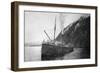 View of the SS Northwestern Steamer - Seward, AK-Lantern Press-Framed Art Print