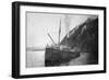 View of the SS Northwestern Steamer - Seward, AK-Lantern Press-Framed Art Print