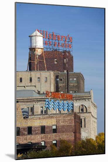 View of the St Anthony Main Area, Minneapolis, Minnesota, USA-Walter Bibikow-Mounted Photographic Print