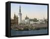 View of the St Basil's Slope, Seen from the Moskva River, Moscow, Russia, C1890-C1905-null-Framed Stretched Canvas
