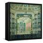 View of the Stage of the Paris Opera, Rue Richelieu, Paris-null-Framed Stretched Canvas