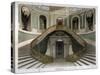 View of the Staircase at Carlton House, Westminster, London, C1811-null-Stretched Canvas