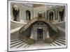 View of the Staircase at Carlton House, Westminster, London, C1811-null-Mounted Giclee Print