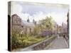 View of the Staple Inn and Garden, London, 1882-John Crowther-Stretched Canvas