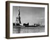 View of the Statue of Liberty and the Sklyline of the City-Margaret Bourke-White-Framed Photographic Print