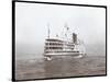 View of the Steamship "C.W. Morse", Presumably on the Hudson River Near West Point Upon the Visit…-Byron Company-Stretched Canvas