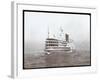 View of the Steamship "C.W. Morse", Presumably on the Hudson River Near West Point Upon the Visit…-Byron Company-Framed Giclee Print
