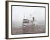 View of the Steamship "C.W. Morse", Presumably on the Hudson River Near West Point Upon the Visit…-Byron Company-Framed Giclee Print