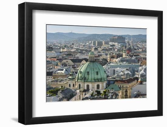 View of the Stephansdom, Church St. Peter, District Inner City, Vienna, Austria-Rainer Mirau-Framed Photographic Print