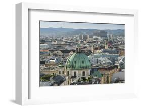 View of the Stephansdom, Church St. Peter, District Inner City, Vienna, Austria-Rainer Mirau-Framed Photographic Print