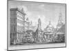 View of the Stocks Market in Poutry, City of London, in the Year 1738-Henry Fletcher-Mounted Giclee Print