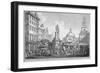 View of the Stocks Market, Poultry, City of London, 1753-Henry Fletcher-Framed Giclee Print