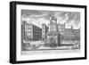 View of the Stocks Market, Poultry, Looking from the West, City of London, 1700-null-Framed Giclee Print