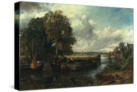 View of the Stour Near Dedham, 1822-John Constable-Stretched Canvas