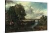 View of the Stour Near Dedham, 1822-John Constable-Stretched Canvas