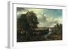 View of the Stour Near Dedham, 1822-John Constable-Framed Giclee Print