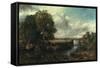 View of the Stour Near Dedham, 1822-John Constable-Framed Stretched Canvas