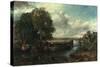 View of the Stour Near Dedham, 1822-John Constable-Stretched Canvas