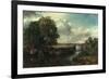 View of the Stour Near Dedham, 1822-John Constable-Framed Giclee Print