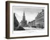 View of the Strand, Westminster, London, 1810-H le Keux-Framed Giclee Print