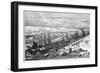 View of the Suez Canal, Egypt, 1900-null-Framed Giclee Print