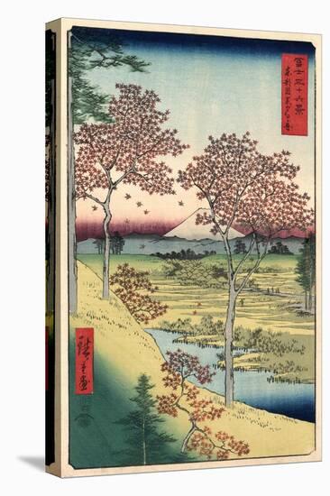 View of the Sunset at Meguro, Edo-Ando Hiroshige-Stretched Canvas