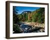 View of the Swift River along Kancamagus Highway, White Mountain National Forest, New Hampshire...-null-Framed Photographic Print