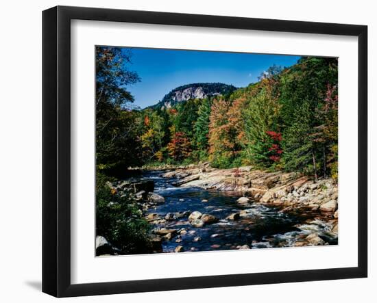 View of the Swift River along Kancamagus Highway, White Mountain National Forest, New Hampshire...-null-Framed Photographic Print