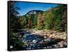 View of the Swift River along Kancamagus Highway, White Mountain National Forest, New Hampshire...-null-Framed Stretched Canvas