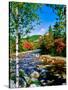 View of the Swift River along Kancamagus Highway, White Mountain National Forest, New Hampshire...-null-Stretched Canvas