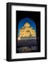 View of the Taj Mahal Through a Doorway, UNESCO World Heritage Site, Agra, Uttar Pradesh, India-Laura Grier-Framed Photographic Print