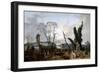 View of the 'Tapis Vert' in Versailles, 19th Century-Fanny Robert-Framed Giclee Print