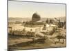 View of the Temple Mount with the Dome of the Rock and the El Aqsa Mosque, Jerusalem, C.1880-1900-null-Mounted Premium Photographic Print