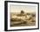 View of the Temple Mount with the Dome of the Rock and the El Aqsa Mosque, Jerusalem, C.1880-1900-null-Framed Photographic Print