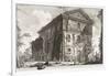 View of the Temple of Bacchus, 1760-78-Giovanni Battista Piranesi-Framed Giclee Print