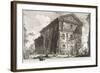 View of the Temple of Bacchus, 1760-78-Giovanni Battista Piranesi-Framed Giclee Print