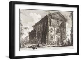 View of the Temple of Bacchus, 1760-78-Giovanni Battista Piranesi-Framed Giclee Print