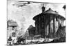 View of the Temple of Cybele in the Piazza Della Bocca Della Verita, from the 'Views of Rome'…-Giovanni Battista Piranesi-Mounted Giclee Print